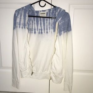 The dye zip up hoodie